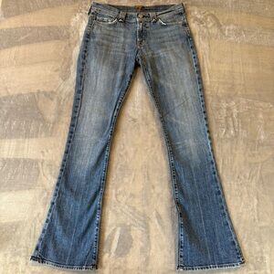 7 For All Mankind Distressed Bootcut Wmn’s sz 28